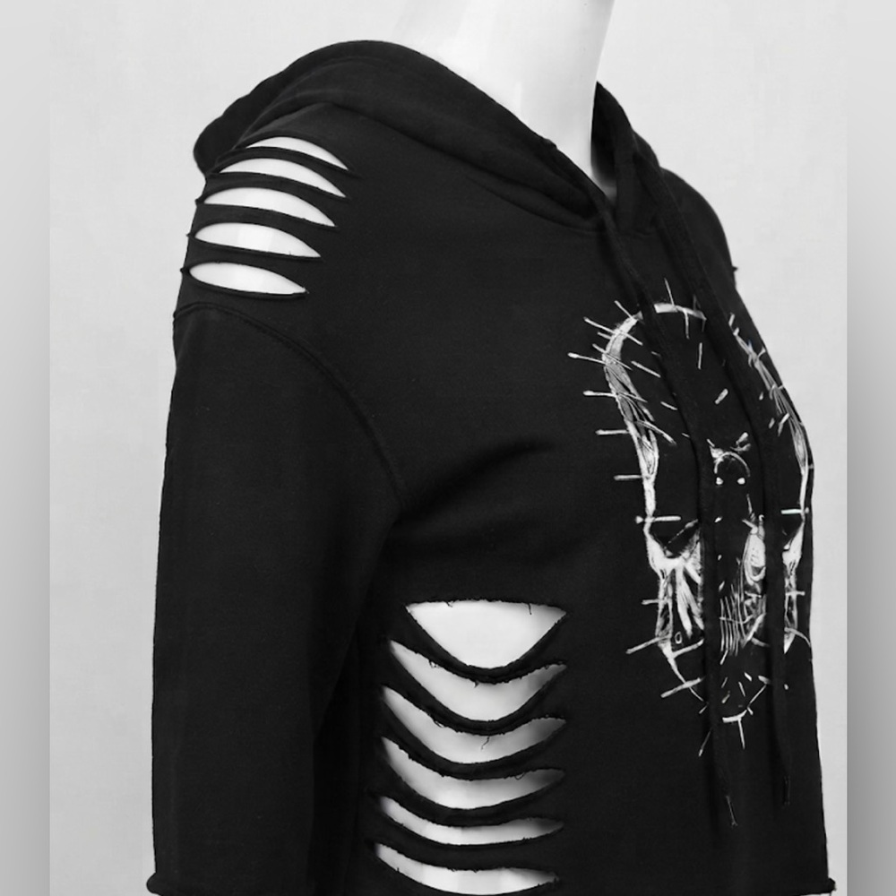 The Drive clothing “pinhead skull” Roadrash hoodie Medium